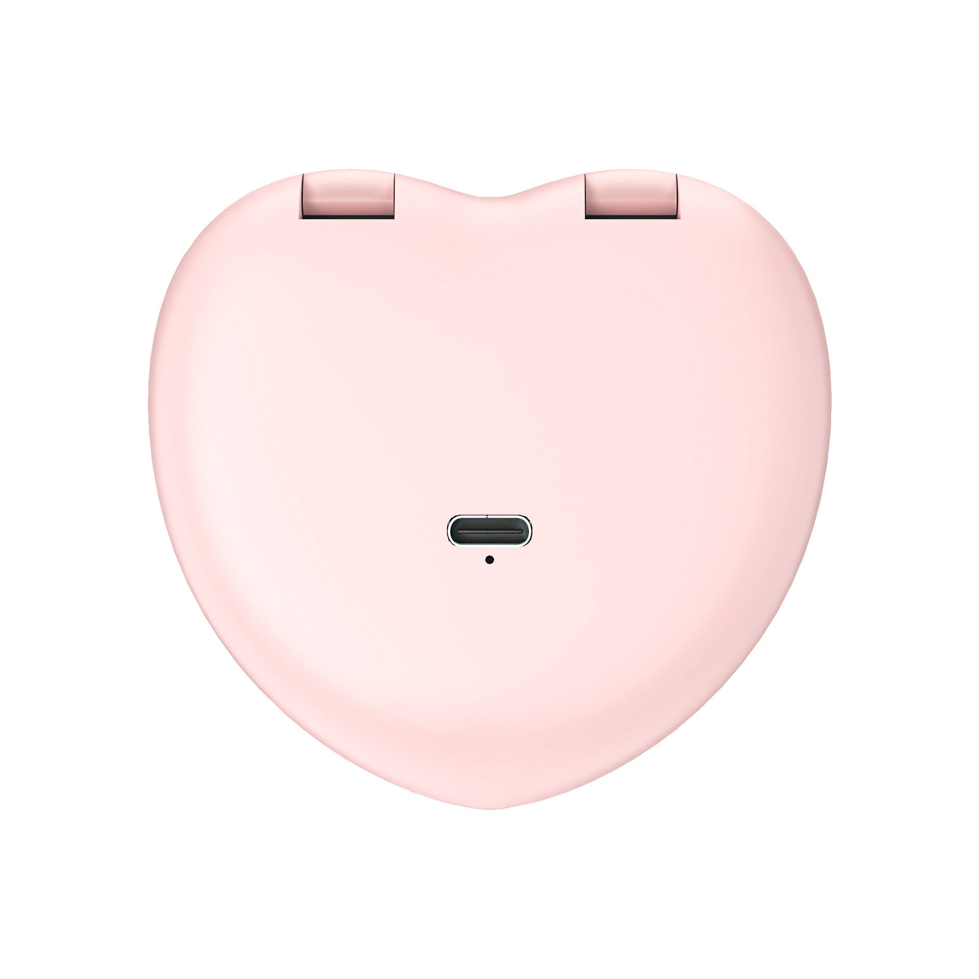 Heart-shaped LED Makeup Mirror with Light, Three Colors, Portable and Convenient